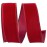 1.5 Inch Scarlet Velvet Wired Ribbon With Scarlet Edges, 10 Yard Spool (1 Spool) SALE ITEM